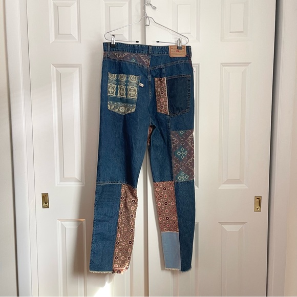 Free People by Dr. Collectors Patched Jeans - Picture 5 of 7